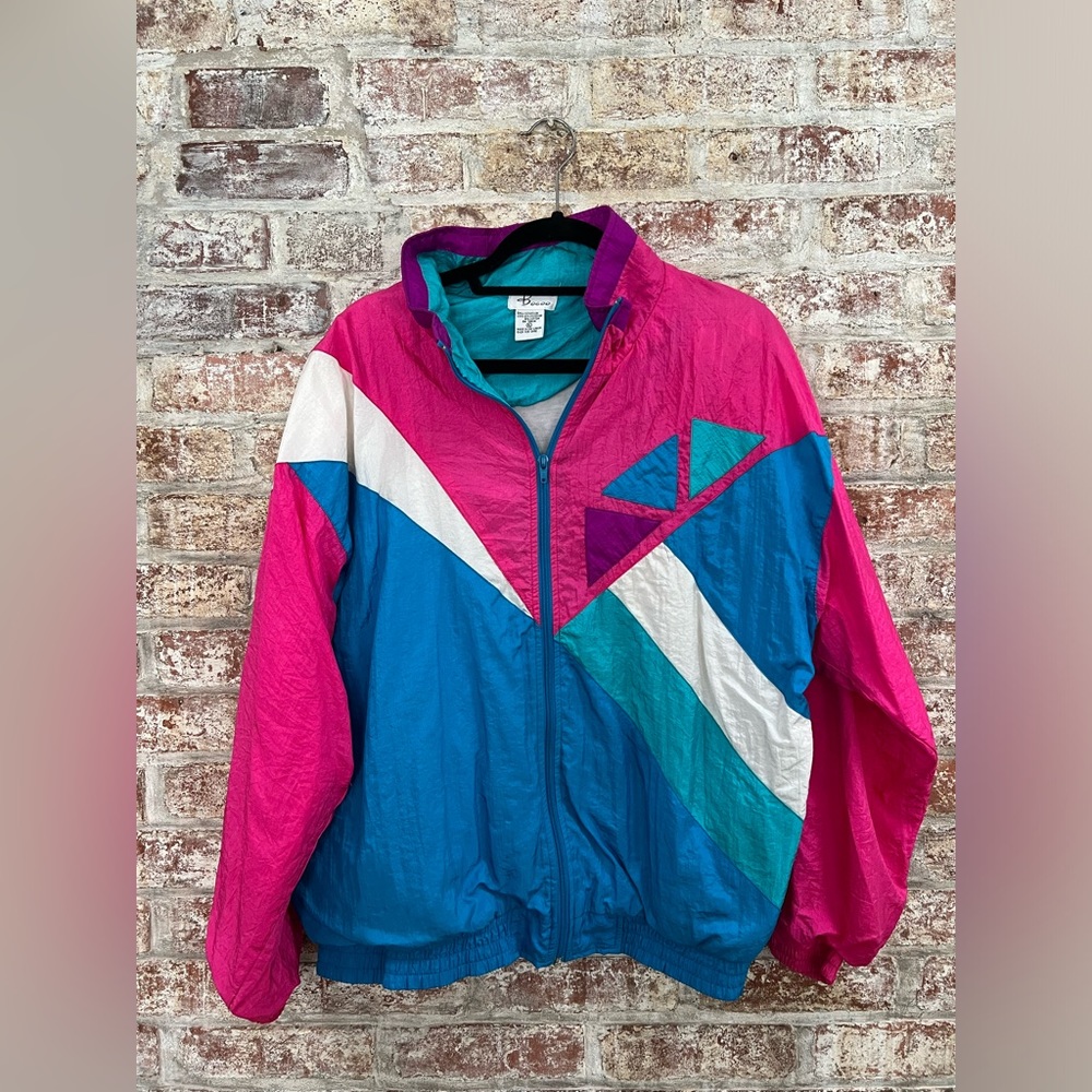 Bocoo Vintage Retro Windbreaker Zipup